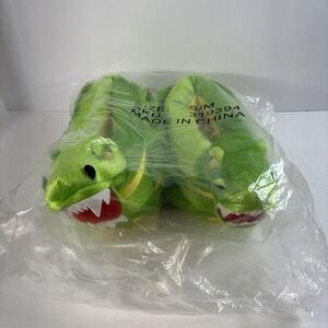 Busch‎ Gardens Loch Ness Monster Kids Shoes Soft Plush Slippers S/M NEW